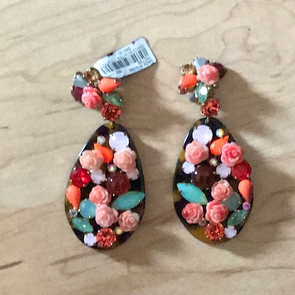 J. Crew Jewelry - JCrew sparkly earrings - never worn tag still on